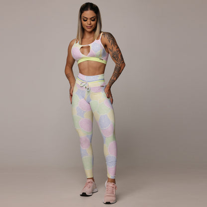 Lime Color empina bum bum leggings