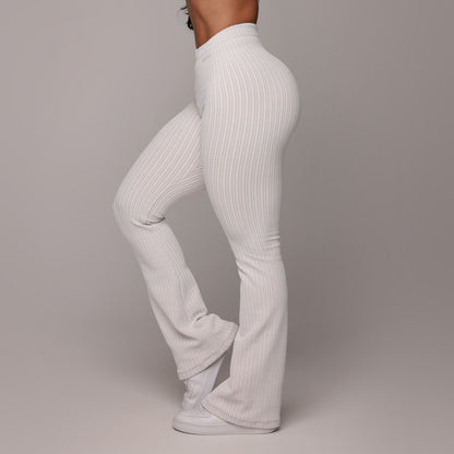 Nude Chain Flare Leggings