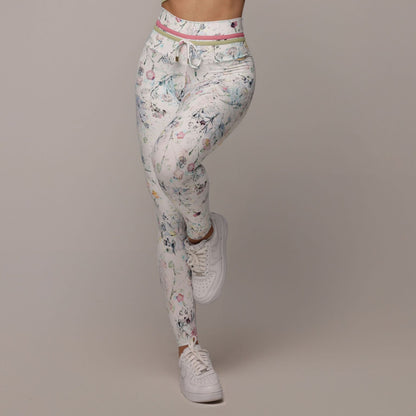 Angel Flowers Empina bum bum Leggings