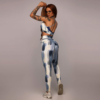 Mosaico Blue empina bum bum leggings