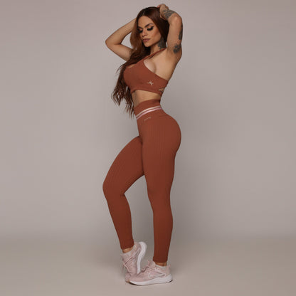 Terracota empina bum bum leggings
