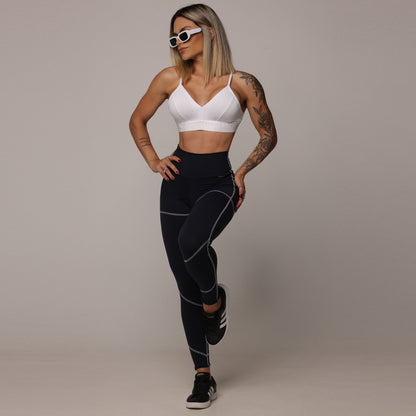 Black And White empina bum bum leggings