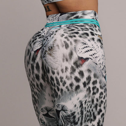 Blue Tiger empina bum bum Leggings