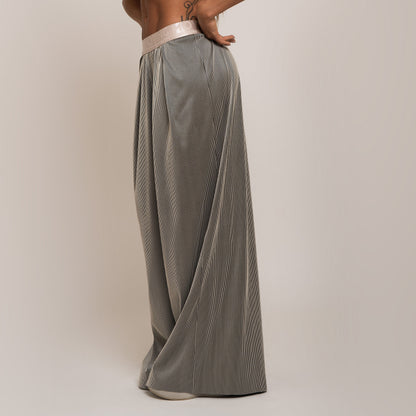 Metalic relax Pant ( Palazzo Pant)