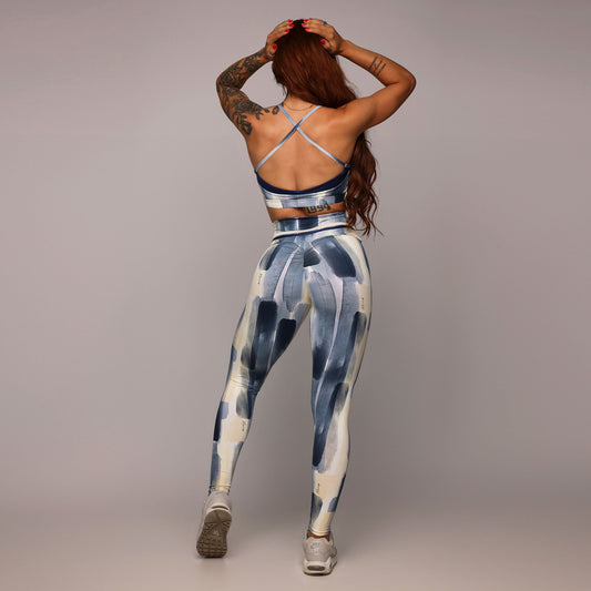 Mosaico Blue empina bum bum leggings