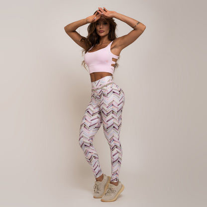 Zenia Rosa empina bum bum leggings