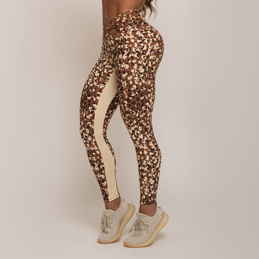 Cheetah fancy empina bum bum leggings