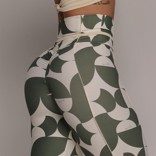 Nude Geo Empina BumBum Leggings