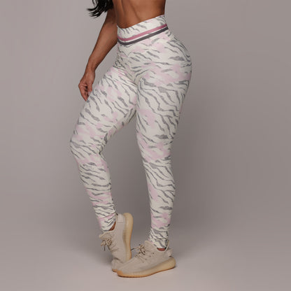 Pink pinceladas empina bum bum leggings