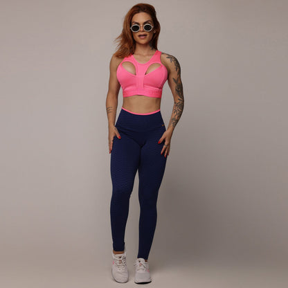 Sienna Rosa Blue empina bum bum leggings