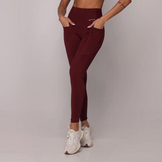 Borgoña empina bum bum leggings