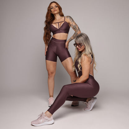 Cocoa Glossy Jumpsuit