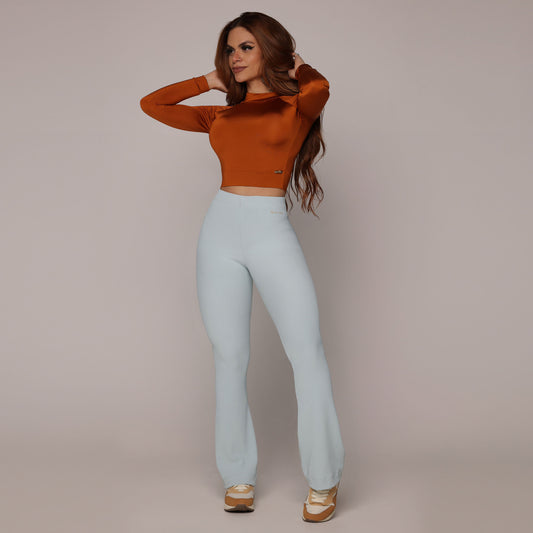 Blue Serenity Flare leggings