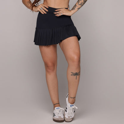 Black liso Skirt