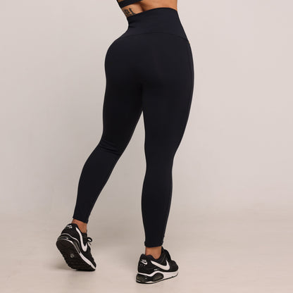 Black Liso Regular Leggings