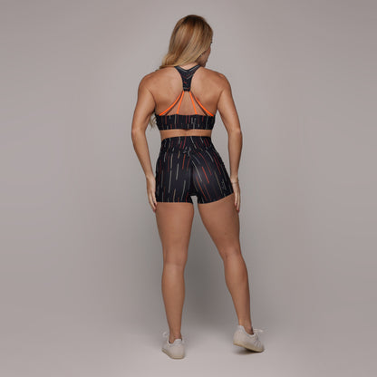 Orange Bamboo funny Skirt