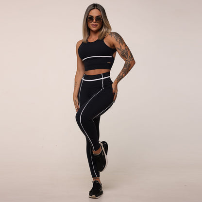 Black Lines empina bum bum leggings