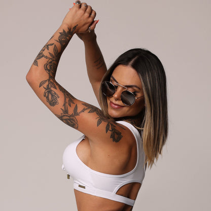 White open front Top