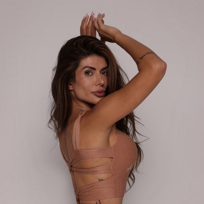 Canela Glossy Top