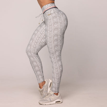 Tricot empina bum bum leggings