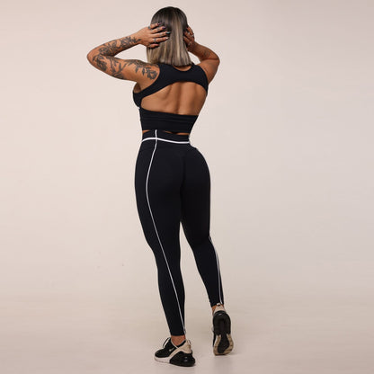Black Lines empina bum bum leggings