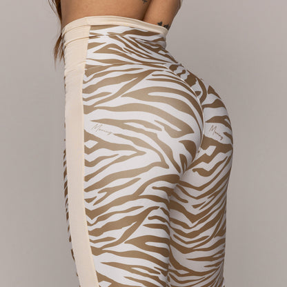 Monhi zebra lines empina bum bum leggings