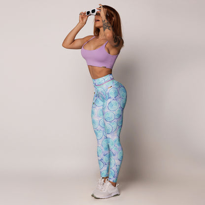Lavender limes empina bum bum leggings