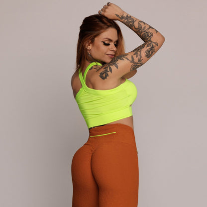 Terracota Neon empina bum bum leggings