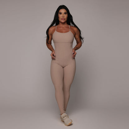 Latte Crunchy Jumpsuit