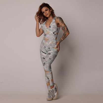 Newspaper Jumpsuit