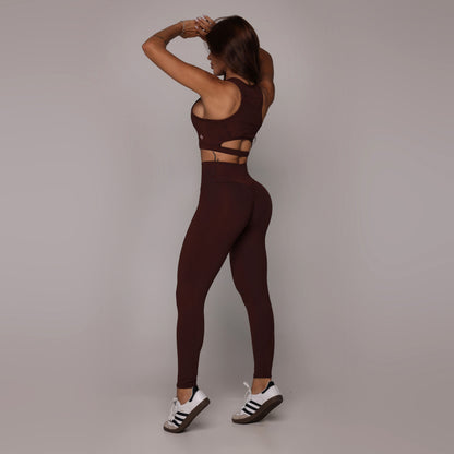 Espresso empina bum bum leggings