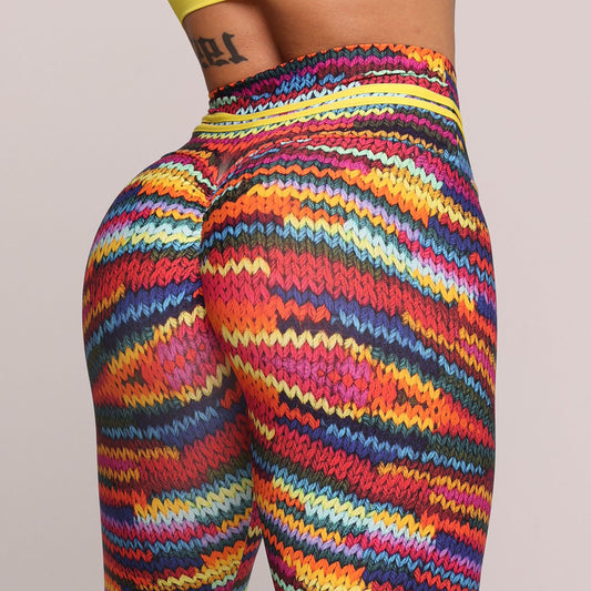 Color Crochet Empina bum bum Leggings