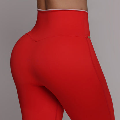 Red Liso Regular Leggings