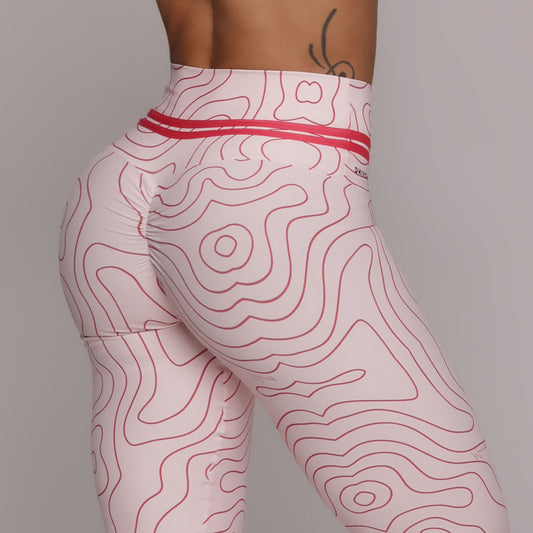 Marangoni Red empina bum bum leggings