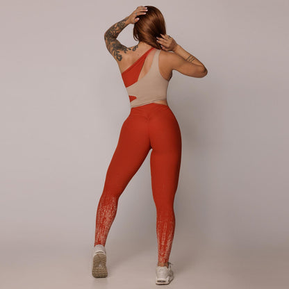 Orange Liso Jumpsuit