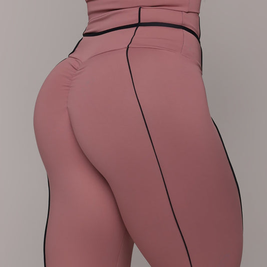Blackout Rosa seco empina bum bum leggings