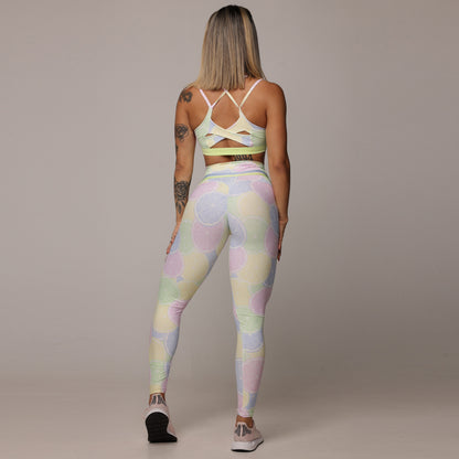 Lime Color empina bum bum leggings