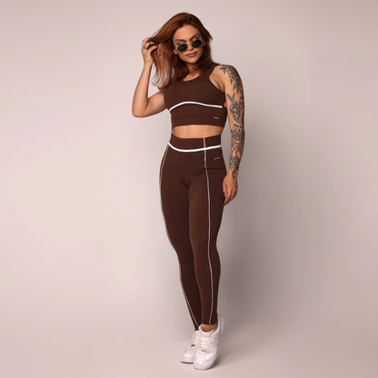 Cacao Liso empina bum bum leggings