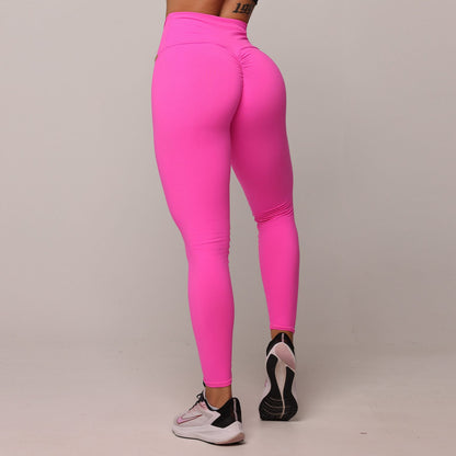 Rosa Neon Empina bum bum leggings