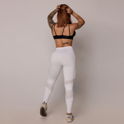 White Seamless Leggings