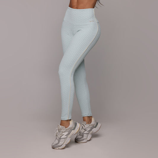 Baby Blue Crunchy Empina bum bum leggings