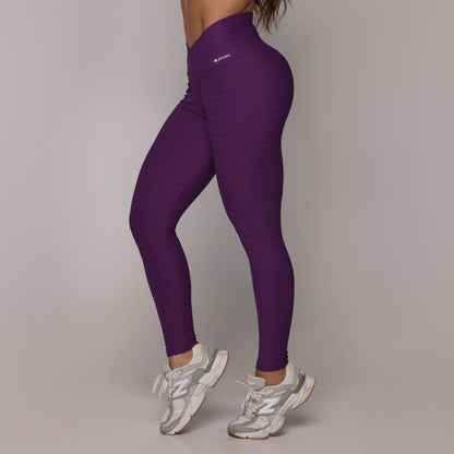 Purple Crunchy regular Leggings