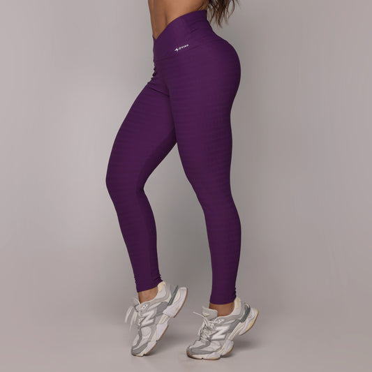Purple Crunchy regular Leggings