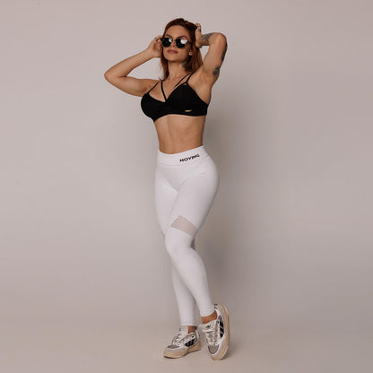 White Seamless Leggings