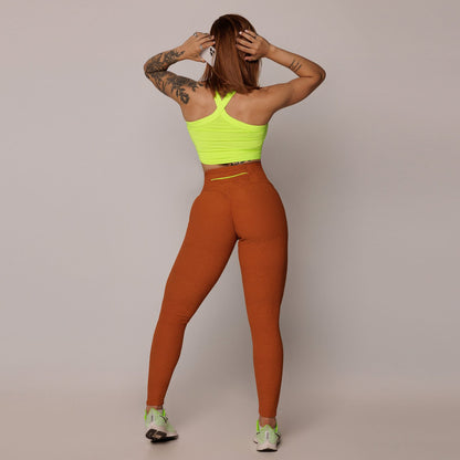Terracota Neon empina bum bum leggings