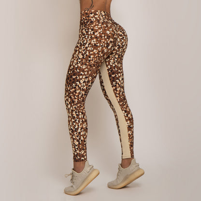 Cheetah fancy empina bum bum leggings