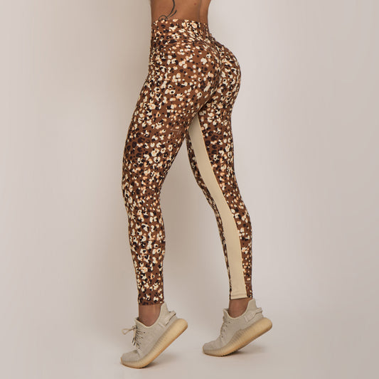 Cheetah fancy empina bum bum leggings