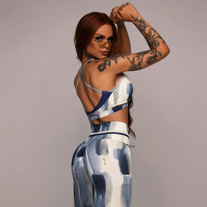 Mosaico Blue empina bum bum leggings