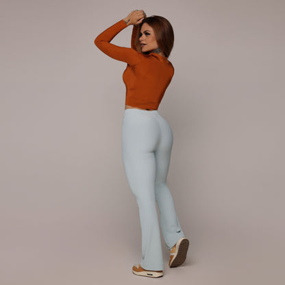 Blue Serenity Flare leggings