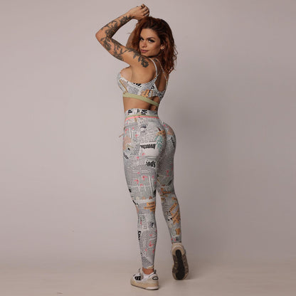 Newspaper Empina bum bum Leggings